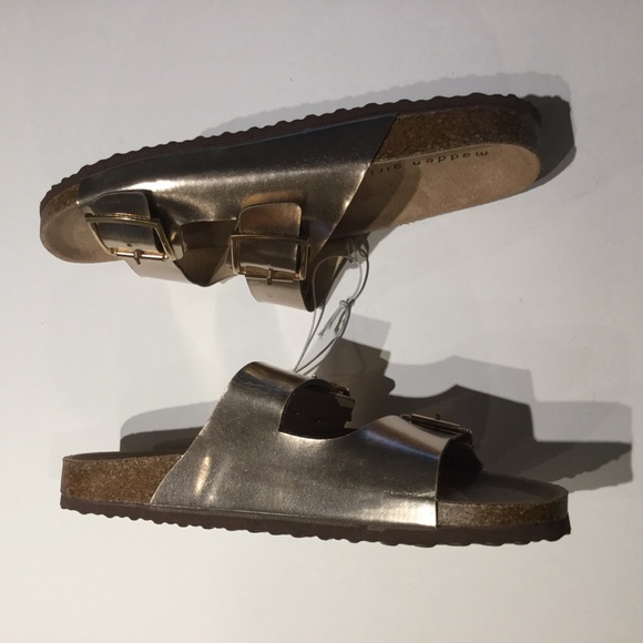 Steve Madden SZ 9 Two Strap Slip On Slide Sandals - Picture 6 of 8